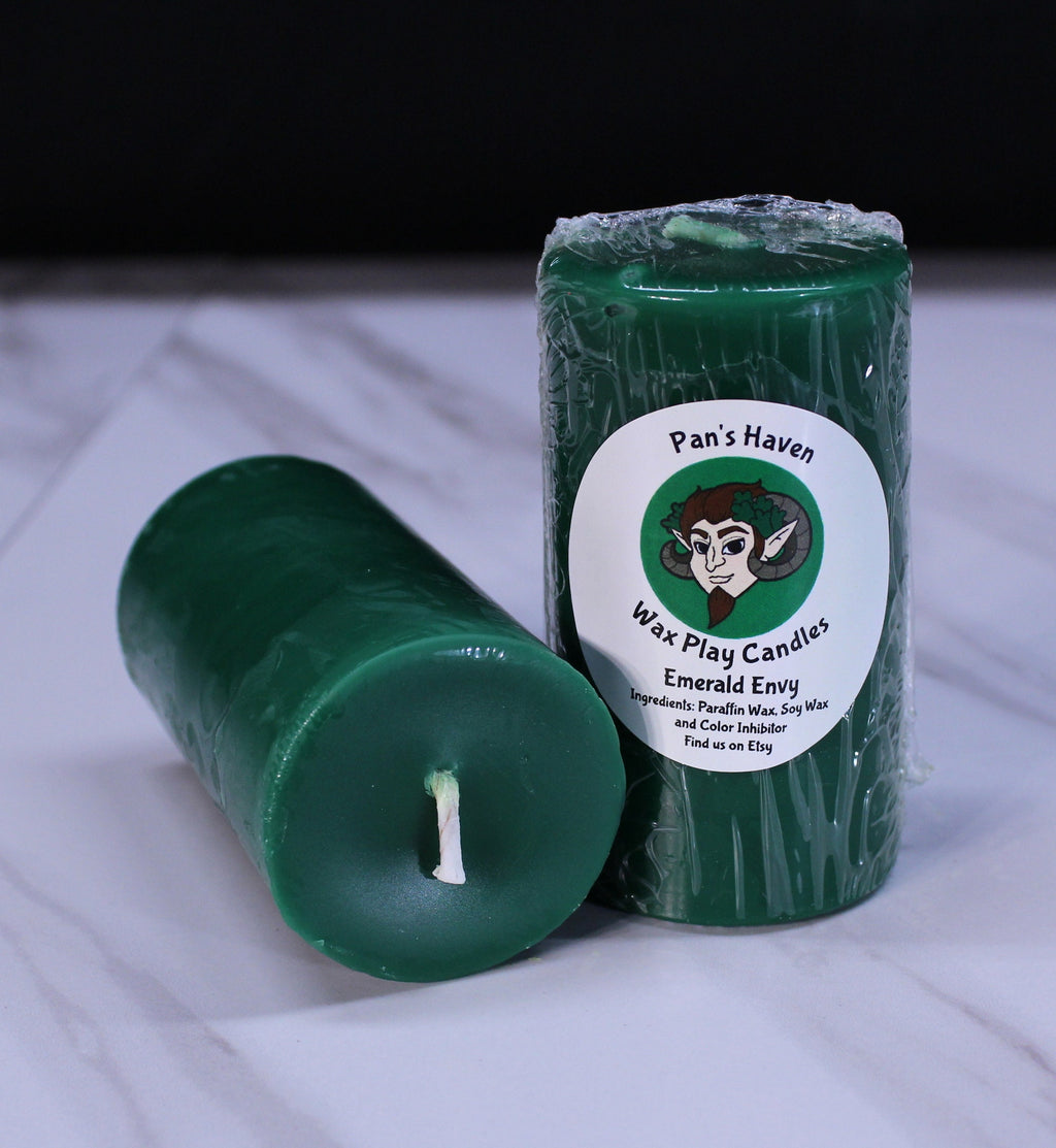 Primary Color Wax Play Candles Shorties