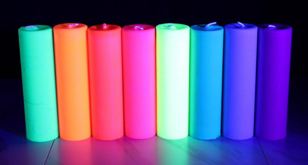 UV Reactive Tall Candle Collection